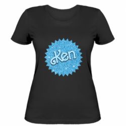 Женская футболка Ken logo - FATLINE Женская футболка Ken logo