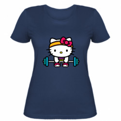 Женская футболка Kitty`s GYM - FATLINE Женская футболка Kitty`s GYM