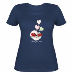 Женская футболка Жук с воздушными шарами - FATLINE Женская футболка Жук с воздушными шарами