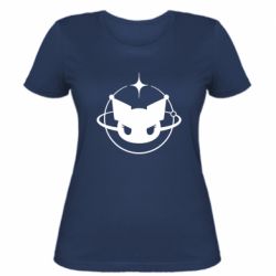 Женская футболка Kuromi Logo - FATLINE Женская футболка Kuromi Logo