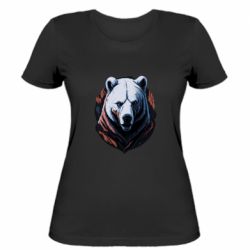 Жіноча футболка Лютий білий ведмідь - FATLINE Жіноча футболка Лютий білий ведмідь