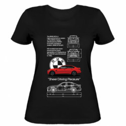 Женская футболка (M) BMW M3 Car (РАСПРОДАЖА) - FATLINE Женская футболка (M) BMW M3 Car (РАСПРОДАЖА)