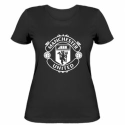 Женская футболка Manchester United Logo - FATLINE Женская футболка Manchester United Logo