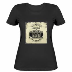 Жіноча футболка Маріуполь Old School - FATLINE Жіноча футболка Маріуполь Old School