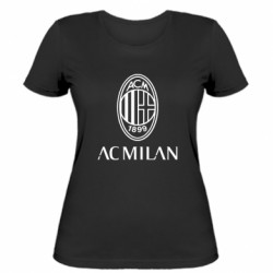 Женская футболка Милан футбольный клуб