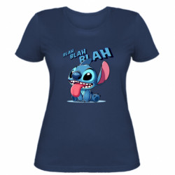 Женская футболка непослушный Стич - FATLINE Женская футболка непослушный Стич
