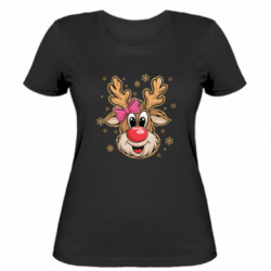 Женская футболка Олень - FATLINE Женская футболка Олень