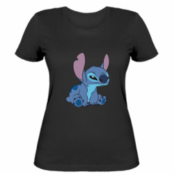 Женская футболка Подозрительный Стич - FATLINE Женская футболка Подозрительный Стич