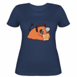 Женская футболка Почита с хлебушком - FATLINE Женская футболка Почита с хлебушком