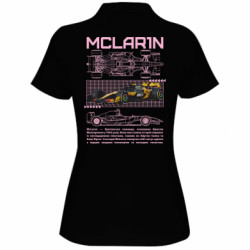 Женская футболка поло McLaren F1 Team - FATLINE Женская футболка поло McLaren F1 Team