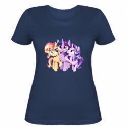 Женская футболка Pony friends - FATLINE Женская футболка Pony friends