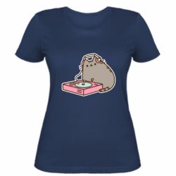 Жіноча футболка Pusheen and Music