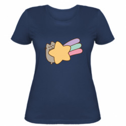 Жіноча футболка Пушин та Зірка