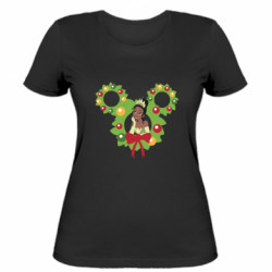 Женская футболка Рождественская Тиана