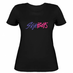 Жіноча футболка Saja Boys logo - FATLINE Жіноча футболка Saja Boys logo