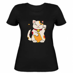 Женская футболка Денежный кот