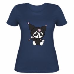 Женская футболка Scream Kuromi - FATLINE Женская футболка Scream Kuromi