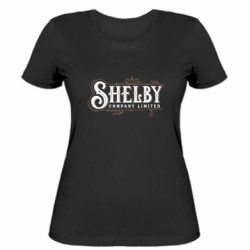 Женская футболка Shelby company limited logo