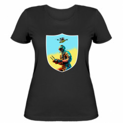 Женская футболка Шеврон БПЛА - FATLINE Женская футболка Шеврон БПЛА