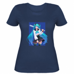 Женская футболка Sporty Hatsune Miku
