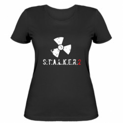 Женская футболка Stalker 2 logo - FATLINE Женская футболка Stalker 2 logo
