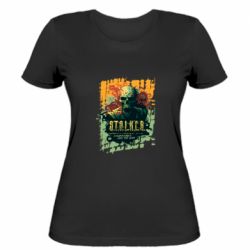 Женская футболка Сталкер. Исчезнувший в Зоне. Фан арт - FATLINE Женская футболка Сталкер. Исчезнувший в Зоне. Фан арт