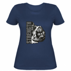 Жіноча футболка Strenght Gorilla - FATLINE Жіноча футболка Strenght Gorilla