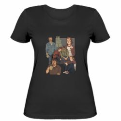 Женская футболка TLOU коллаж - FATLINE Женская футболка TLOU коллаж