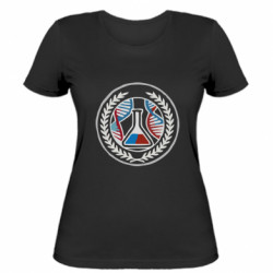 Женская футболка Группировка ИИГ - FATLINE Женская футболка Группировка ИИГ