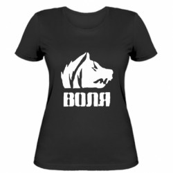 Женская футболка Группировка Воля - FATLINE Женская футболка Группировка Воля