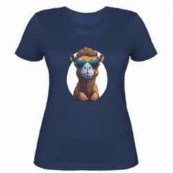 Жіноча футболка Верблюд в окулярах - FATLINE Жіноча футболка Верблюд в окулярах