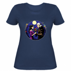 Женская футболка Ведьмак Геральт и Йеннифер - FATLINE Женская футболка Ведьмак Геральт и Йеннифер