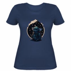 Жіноча футболка Втомлений Йода - FATLINE Жіноча футболка Втомлений Йода