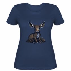 Женская футболка Ушастый олень - FATLINE Женская футболка Ушастый олень