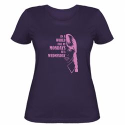 Жіноча футболка Wednesday girl - FATLINE Жіноча футболка Wednesday girl