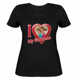 Женская футболка Я люблю свою девушку Карен