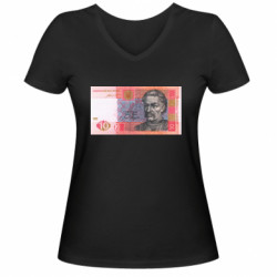 Женские футболки с V-образным вырезом - FATLINE