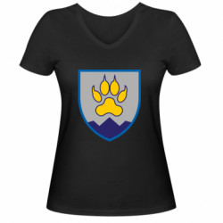 Женские футболки с V-образным вырезом - FATLINE