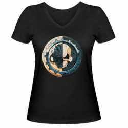 Жіночі футболки з V-подібним вирізом - FATLINE