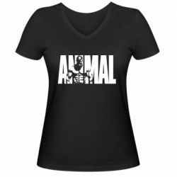 Женские футболки с V-образным вырезом