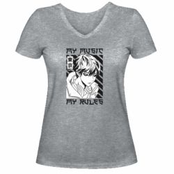 Жіночі футболки з V-подібним вирізом