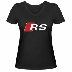 Женские футболки с V-образным вырезом