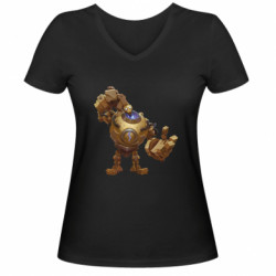 Женские футболки с V-образным вырезом - FATLINE