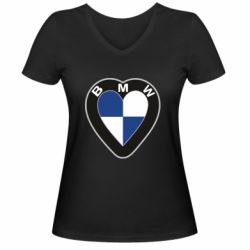 Женские футболки с V-образным вырезом