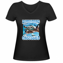 Женские футболки с V-образным вырезом