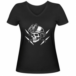 Жіночі футболки з V-подібним вирізом - FATLINE