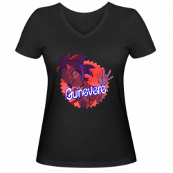 Женские футболки с V-образным вырезом