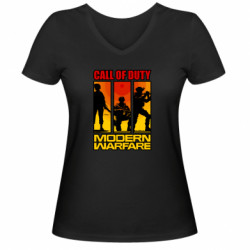 Женские футболки с V-образным вырезом