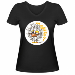 Женские футболки с V-образным вырезом