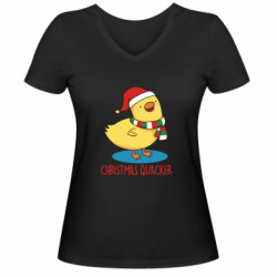 Жіночі футболки з V-подібним вирізом